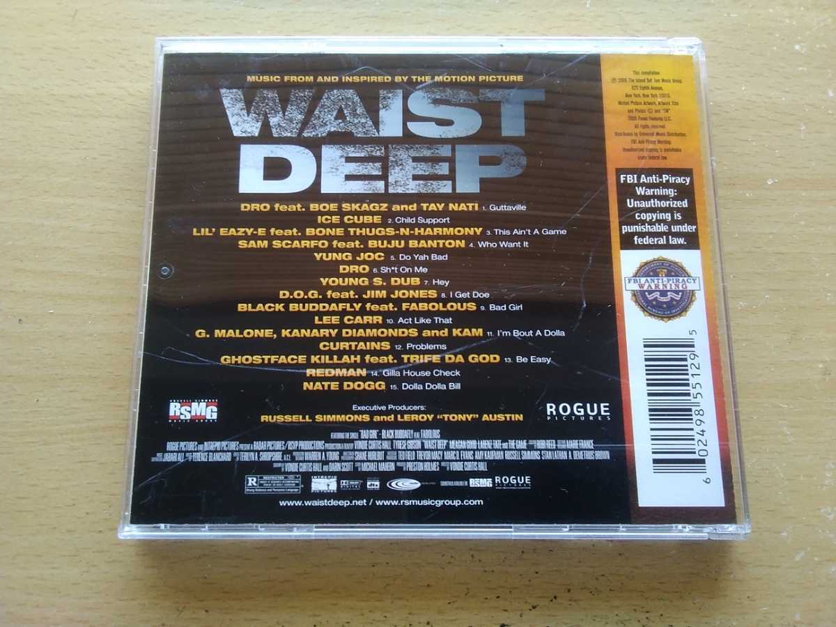 即決 Waist Deep サントラ「Lil'Eazy-E feat.Bone Thugs-N-Harmony/This Ain't A Game」「Nate Dogg/Dolla Dolla Bill」収録 /G-FUNK G-RAP_画像3