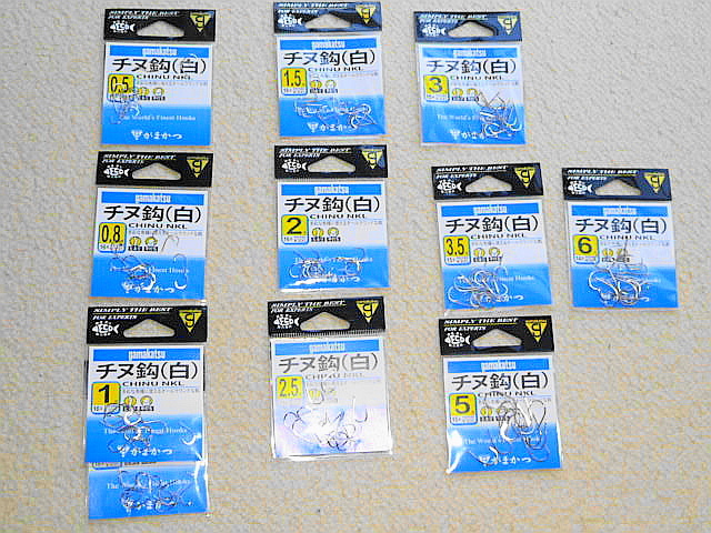 ≪チヌ 針 14種 100パック≫ 未使用品!サイズ色々高級品あり