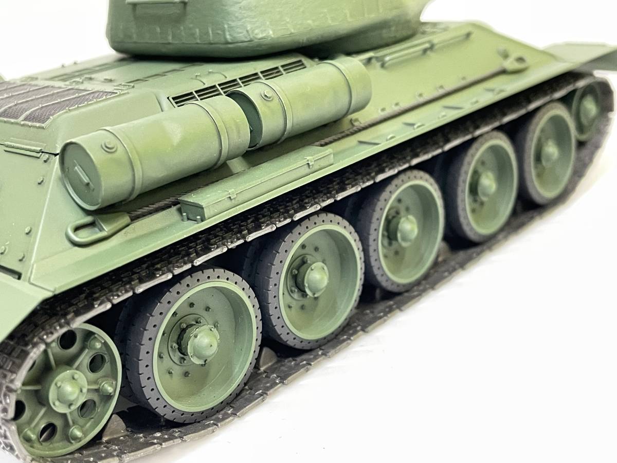 TAMITA/タミヤ マスターワークコレクション 1/35 RC ソビエト T-34-85 中戦車 ジャンク品 sytetc043528_画像6