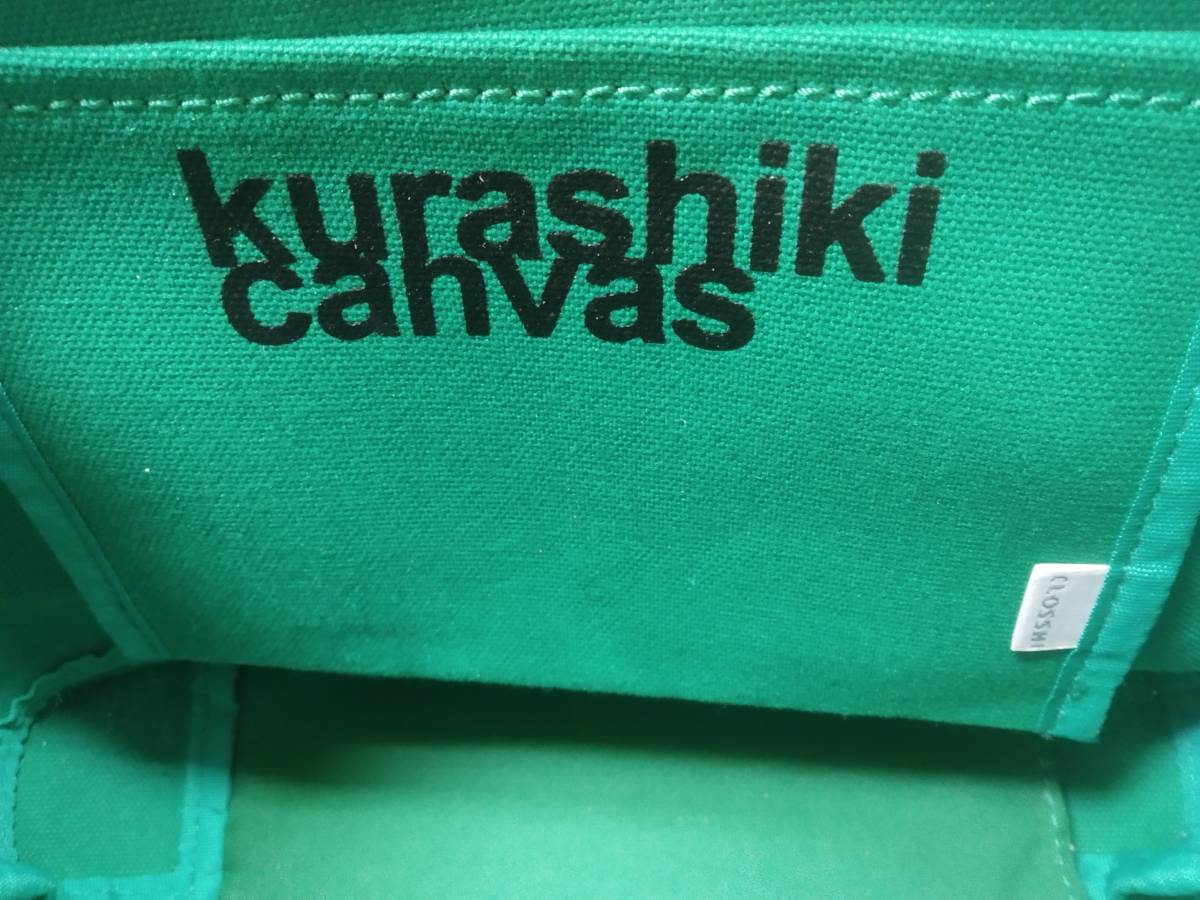 ♪kurashiki canvas　closshi♪緑　キャンパス　トートバッグ♪_画像4