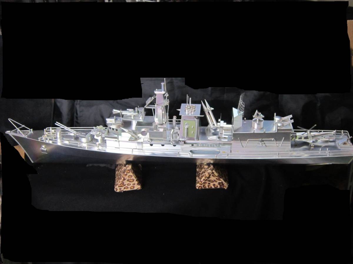 アルミ製戦艦　全長81cm _画像1