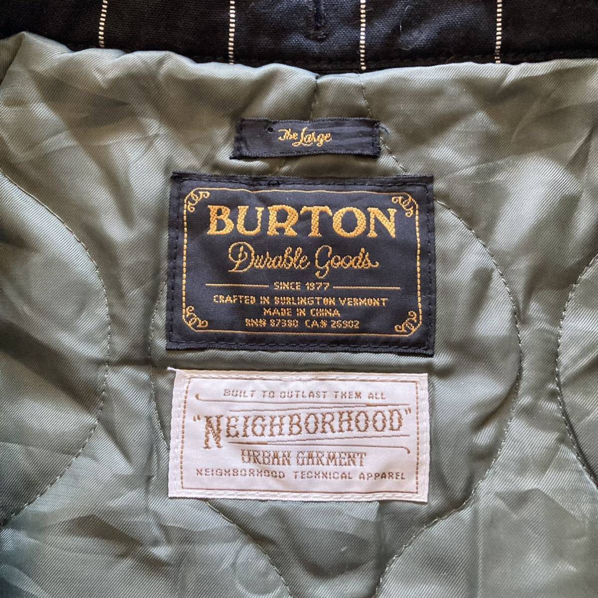 BURTON × NEIGHBORHOOD バートン ネイバーフッド 花 月 梟刺繍 M65 フィールドジャケット L_画像8
