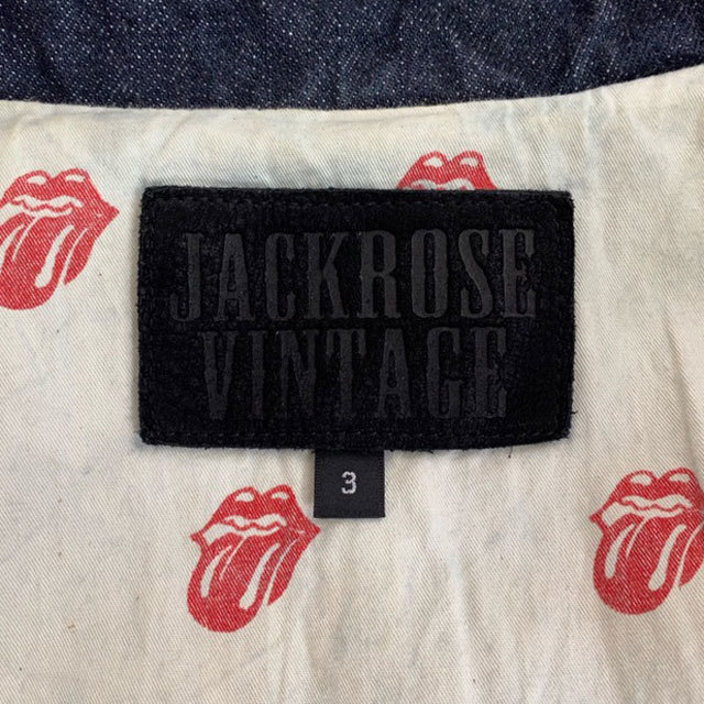 即決☆JACKROSE VINTAGE×THE ROLLING STONES☆メンズ3 デニム