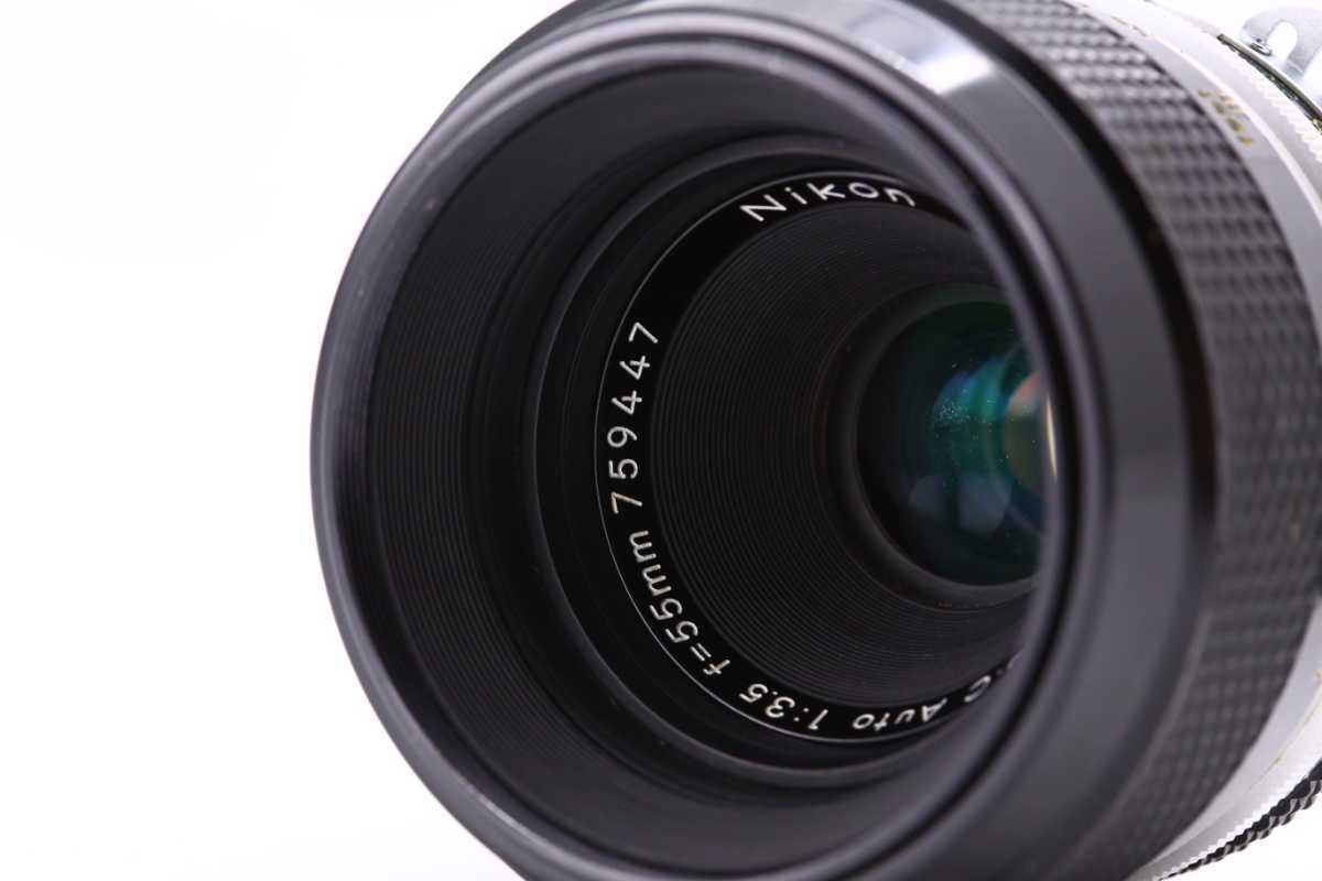 ★良品★ ニコン Nikon Auto Micro-Nikkor-P.C 55mm F3.5 Ai改 #5421_画像2