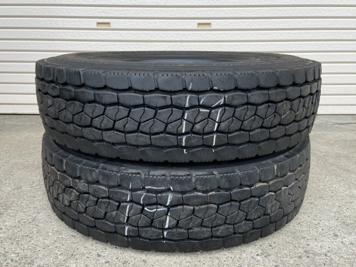 送料無料 BRIDGESTONE M800 225/80R17.5 123/122L 19年 2本セット