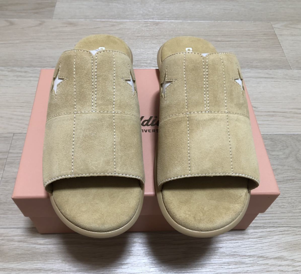 新品未使用 CONVERSE ADDICT / コンバースアディクト 21SS ONE STAR SANDAL SAND サイズ27cm / US8.5 ワンスター サンダル サンド_画像2