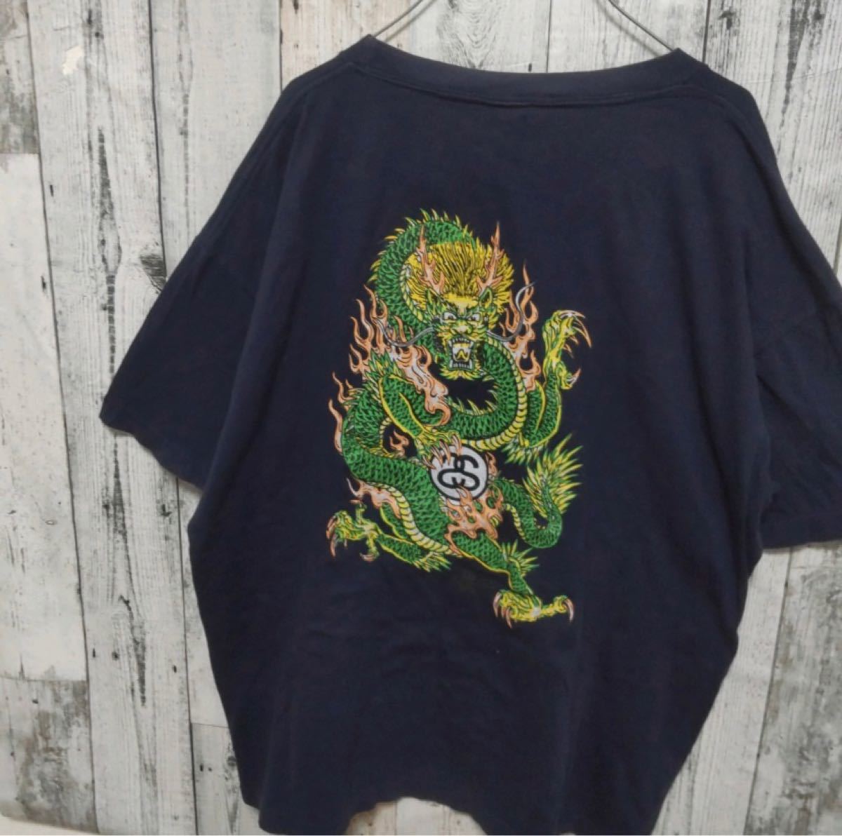 【入手困難】ステューシー 90s old stussy レアTシャツDRAGONTEE made in USA