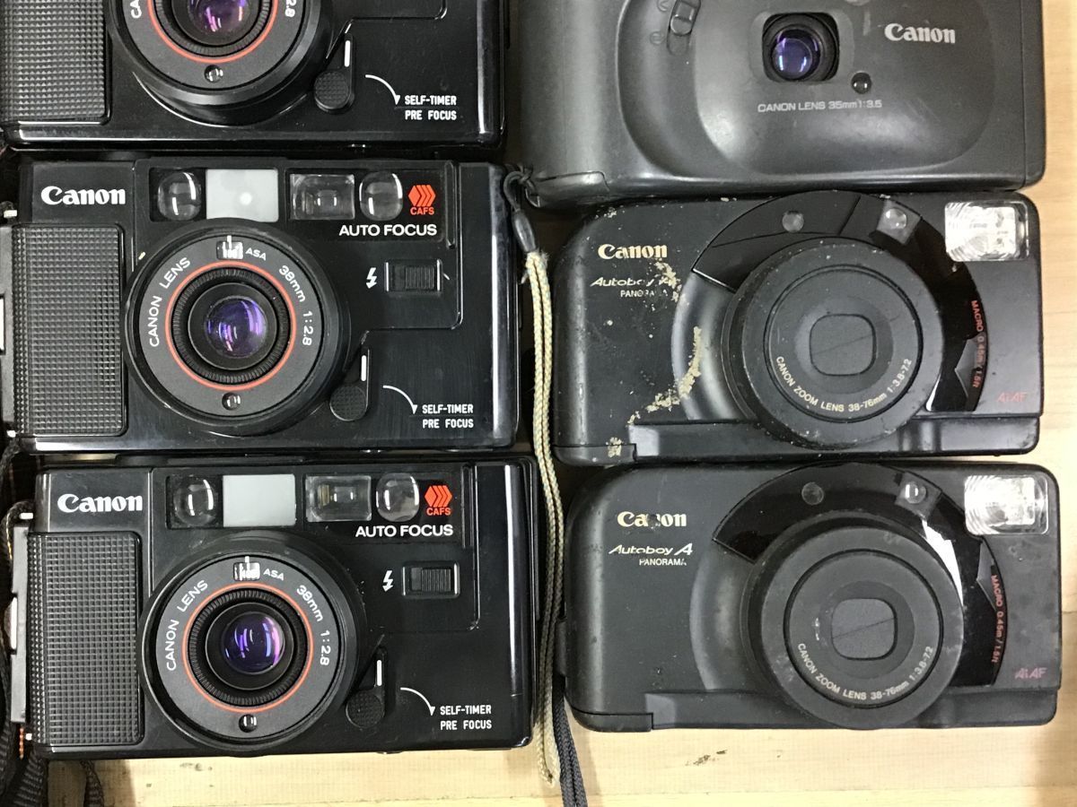 Canon Autoboy Tele6 WT28 AXL Luna Epo Prisma AF35M 他 コンパクトフィルムカメラ 26点セット まとめ ●ジャンク品 [3880TMC]_画像7