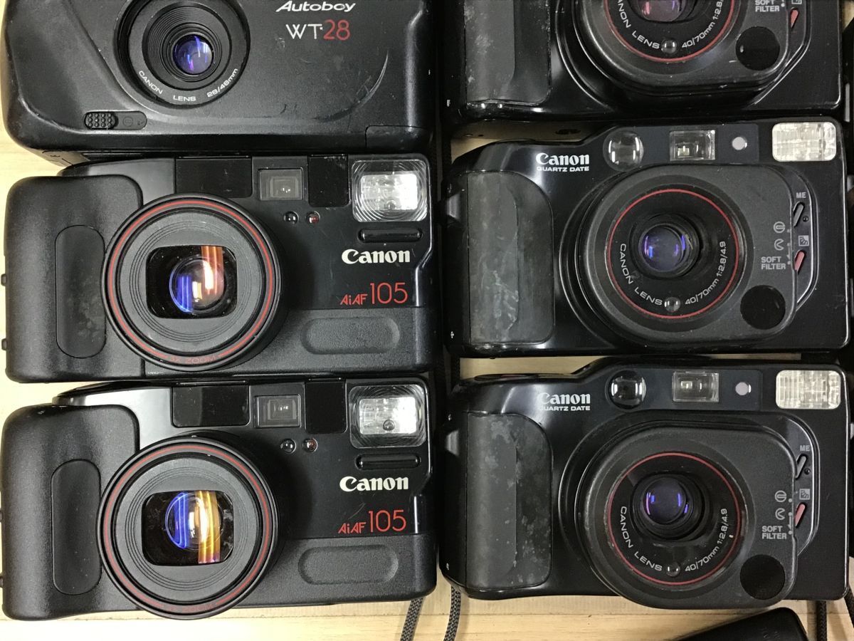 Canon Autoboy Tele6 WT28 AXL Luna Epo Prisma AF35M 他 コンパクトフィルムカメラ 26点セット まとめ ●ジャンク品 [3880TMC]_画像4