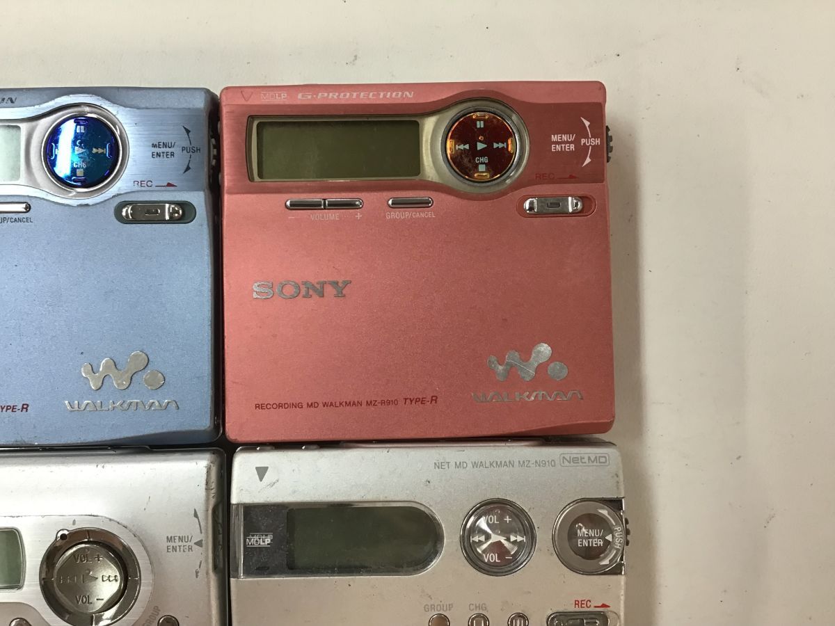 SONY MD WALKMAN MZ-N910 MZ-N920 MDプレーヤー・MDウォークマン 8点セット◆ジャンク品 [9965W]_画像3