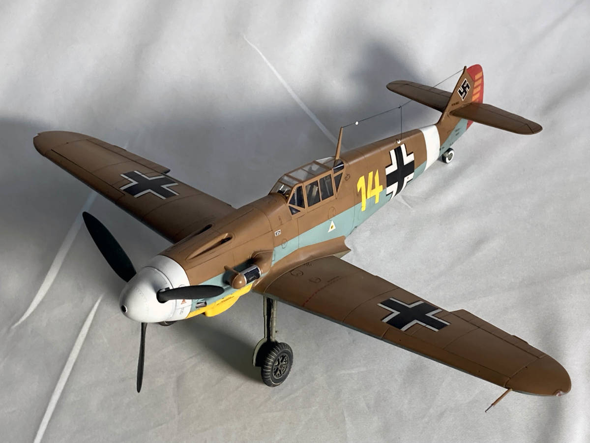 atsudra工房完成品】1/32 Bf109F-TROP マルセイユ少尉 50機撃墜 atsudra工房完成品】1/32 Bf109F-TROP マルセイユ少尉 50機撃墜