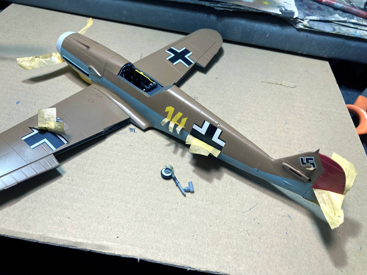 atsudra工房完成品】1/32 Bf109F-TROP マルセイユ少尉 50機撃墜 atsudra工房完成品】1/32 Bf109F-TROP マルセイユ少尉 50機撃墜