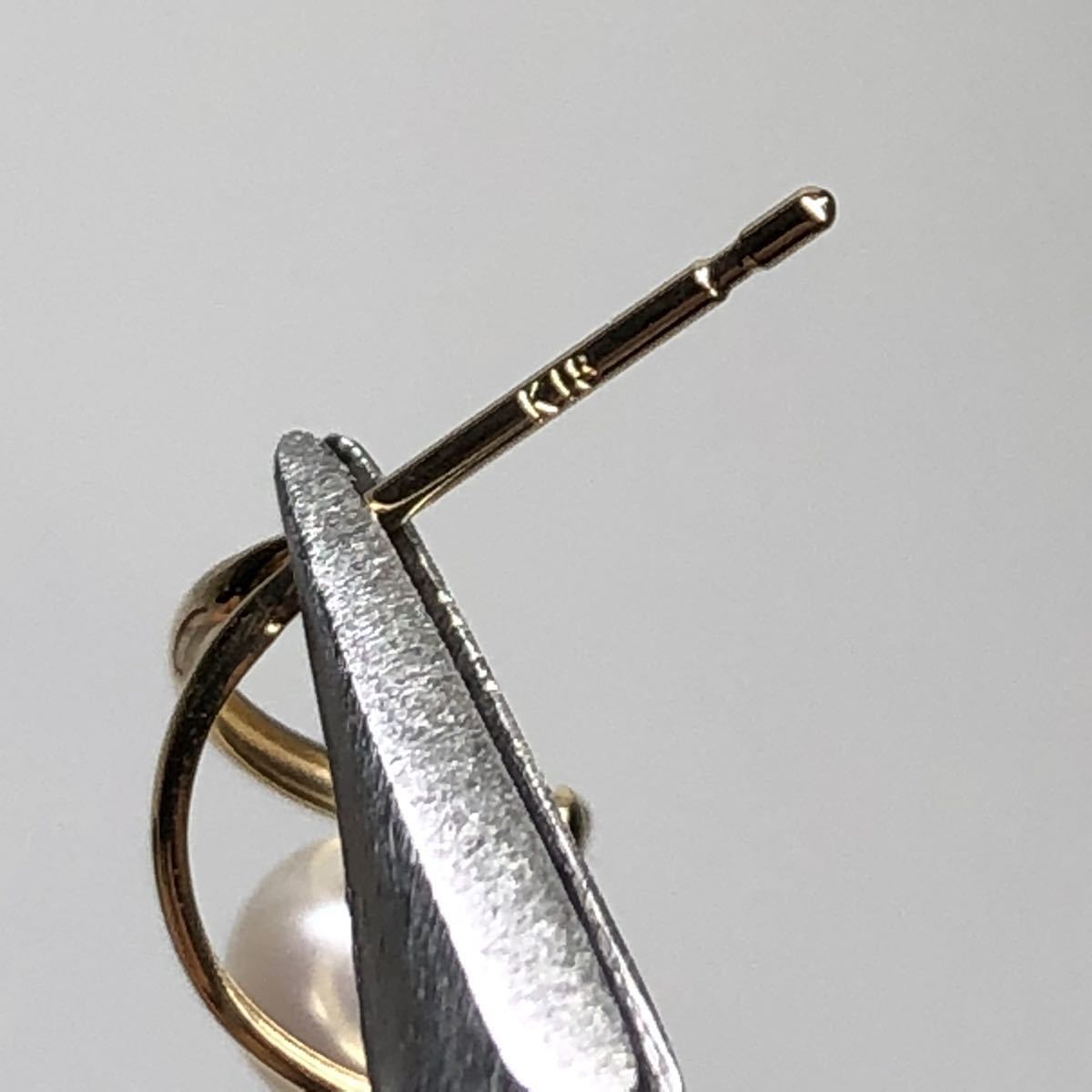 K18 18金 18k パール ピアス 新品 ペア #2 www.lram-fgr.ma