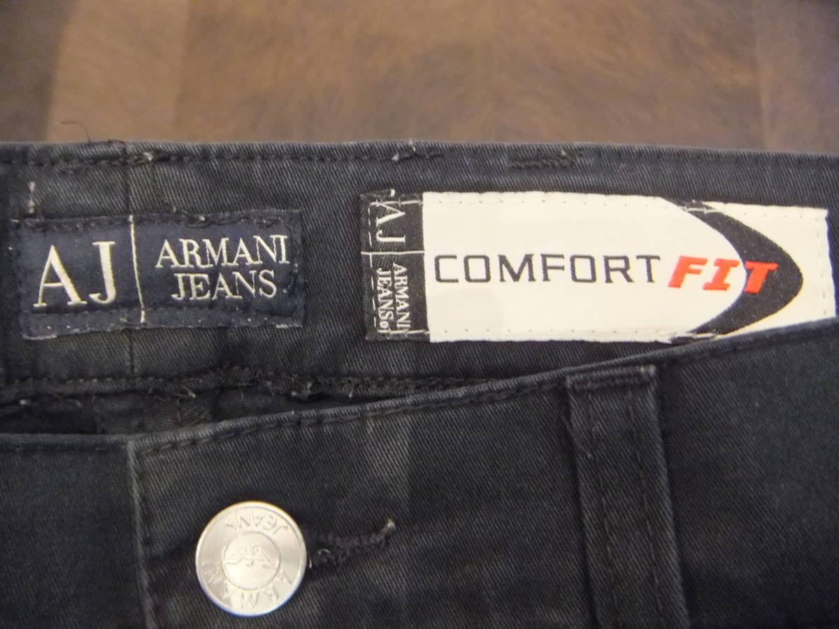 ★ ARMANI JEANS（アルマーニジーンズ）　ハーフパンツ　29　黒 ★