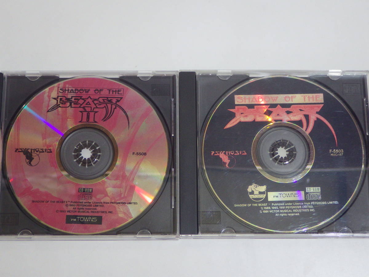 3 シャドー・オブ・ザ・ビースト FM TOWNS CD-ROM ジャンク扱い 獣神の