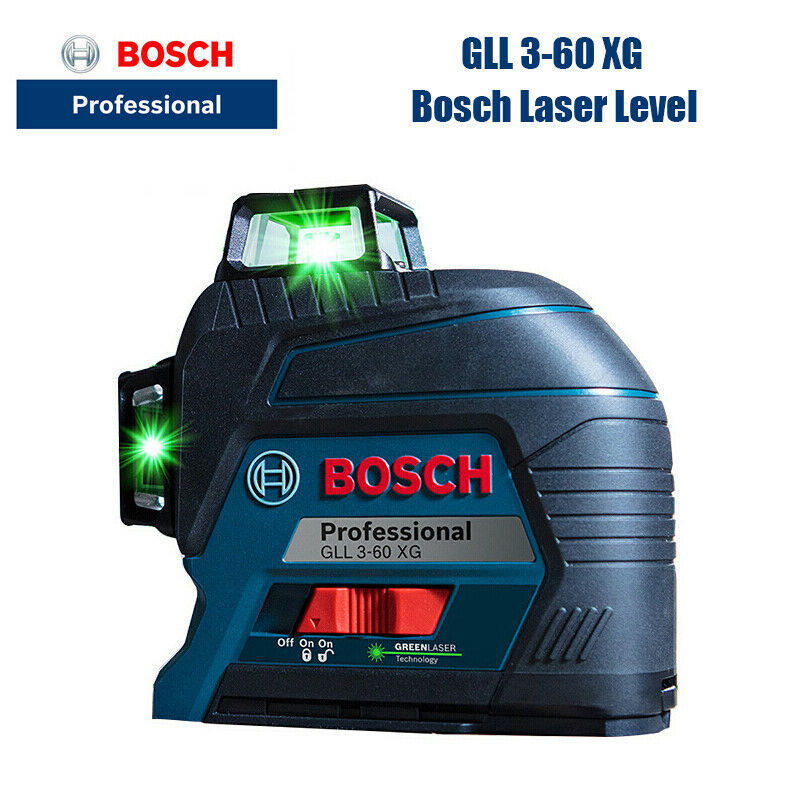 新しい季節 ラスト1点★BOSCH GLL3-60XG★新品・即日発送　輸入　並行輸入品 12ライン レーザー墨出し器 光学測定器