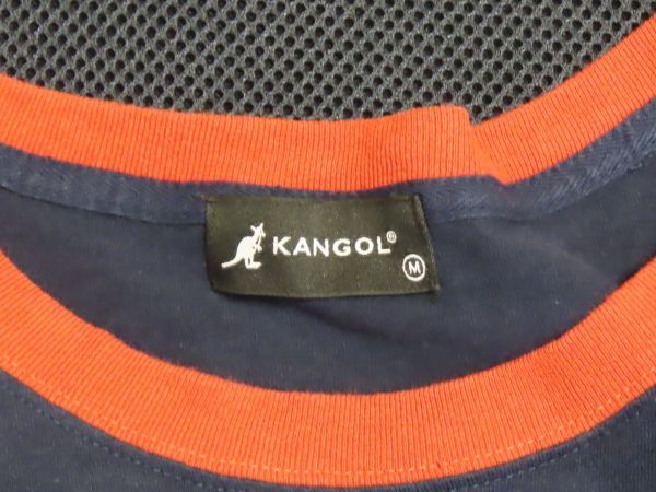 ☆KANGOL　カンゴール　ロゴ刺しゅうＴシャツ　Ｍ_画像3