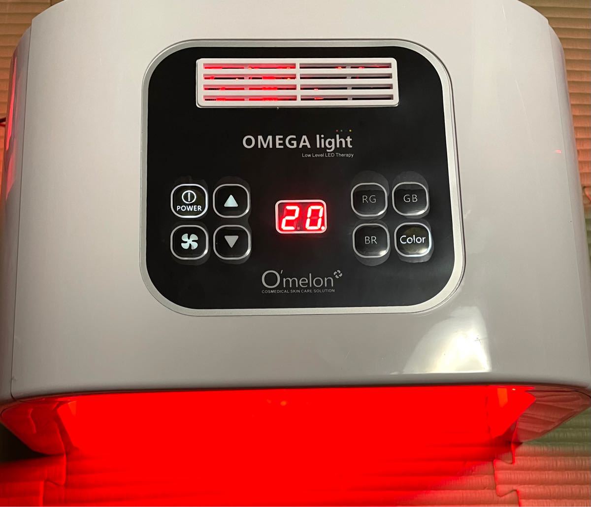 O'melon OMEGA light LEDレーザー美顔器 美容器具 肌治療
