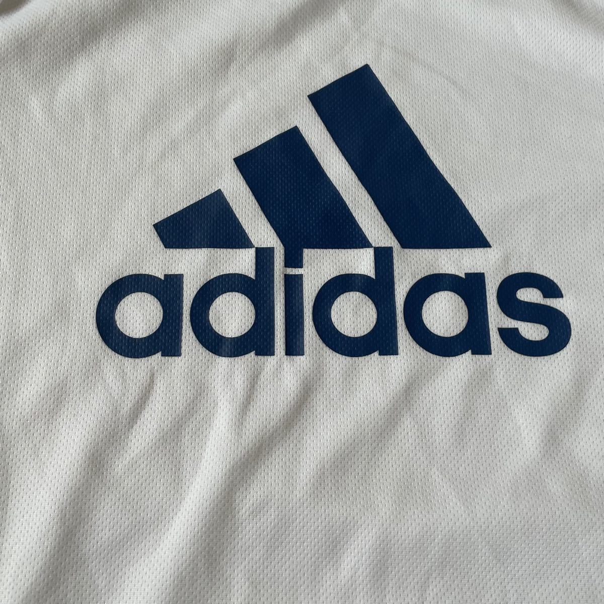 adidas アディダス 半袖Tシャツ アディダスTシャツ CLIMALITE スポーツ　スポーツウェア　ランニング　白　ホワイト