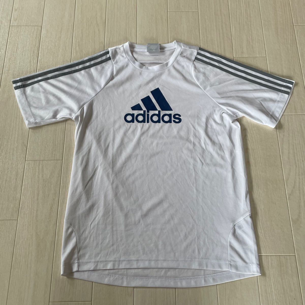 adidas アディダス 半袖Tシャツ アディダスTシャツ CLIMALITE スポーツ　スポーツウェア　ランニング　白　ホワイト