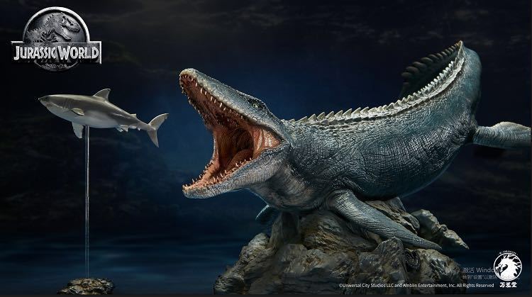 ジュラシックパークモササウルスフィギュア塗装済みガレージ ジュラシックパークモササウルスフィギュア塗装済みガレージ