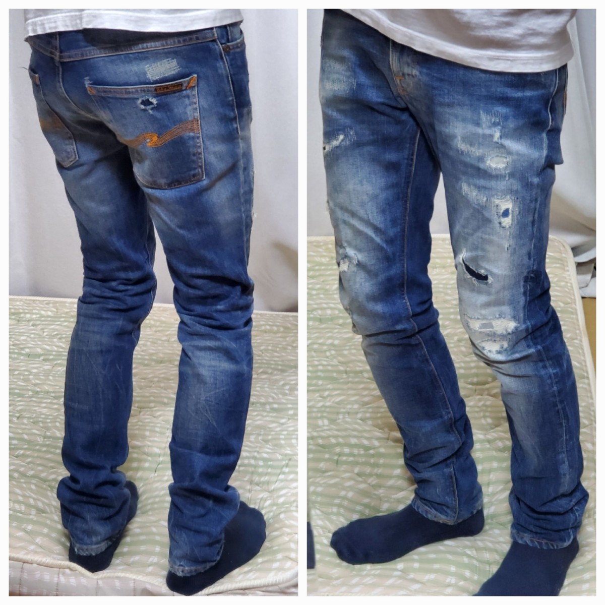 Nudie Jeans THIN FINN DAVID REPLICA W29L32美品 ヌーディージーンズ
