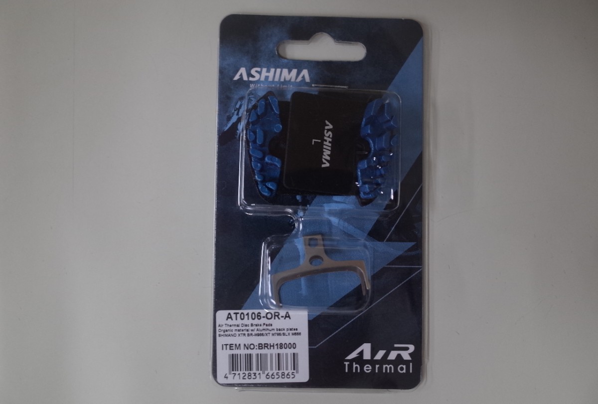 ASHIMA(アシマ) AT0106-OR-A ディスクブレーキパッド　エアサーマル/オーガニック_画像2