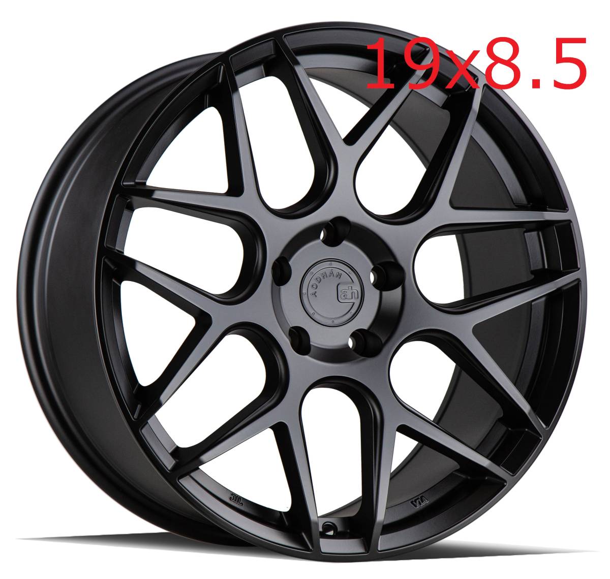 新品！Aodhan AFF2 19x8.5+35 5穴 PCD112 CB66.6 Matte Black フローフォーミング製法 Concave USDM 深リム_画像1