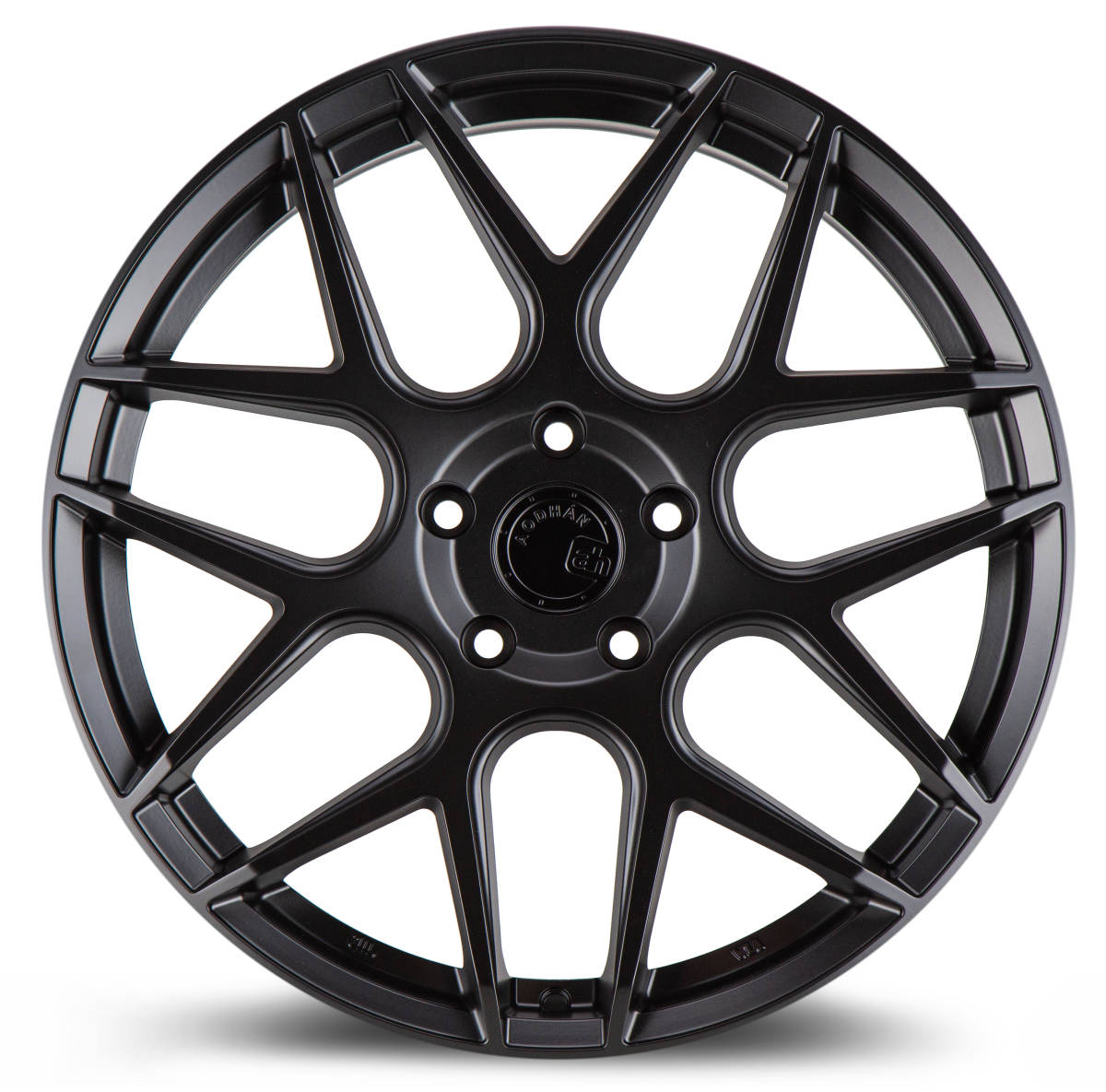 新品！Aodhan AFF2 19x8.5+35 5穴 PCD112 CB66.6 Matte Black フローフォーミング製法 Concave USDM 深リム_画像2