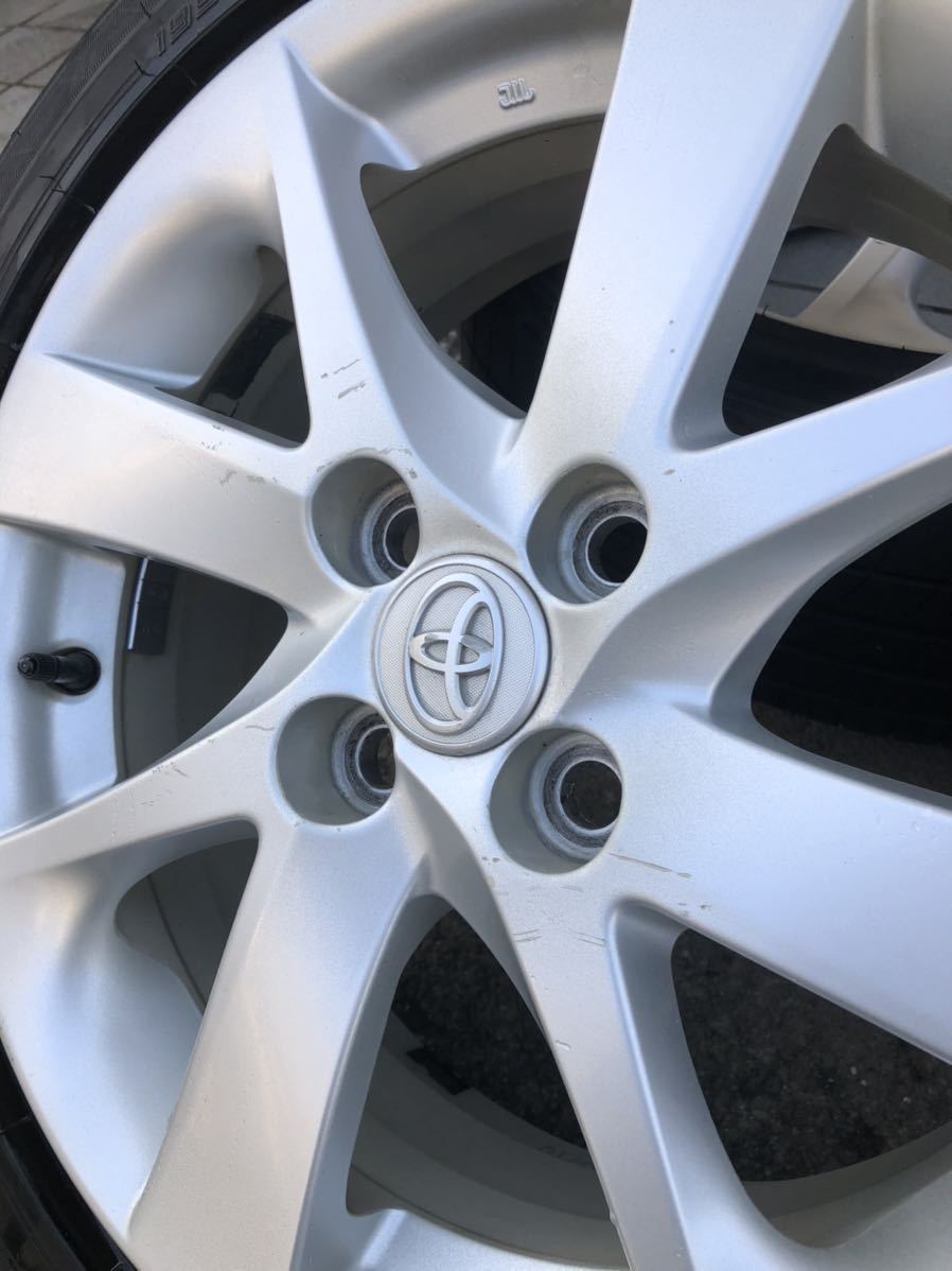 トヨタ純純正 アクア16インチ+新品サマータイヤ 195/50R16 ヴィッツ-