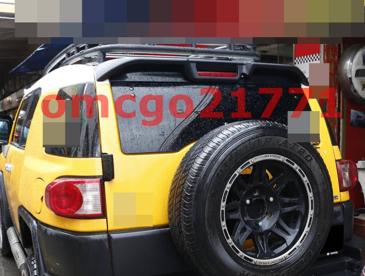 新品 高品質 トヨタFJクルーザー 2007-2020 FJ 専用 リア トランク スポイラー 3色選択 1p_画像2