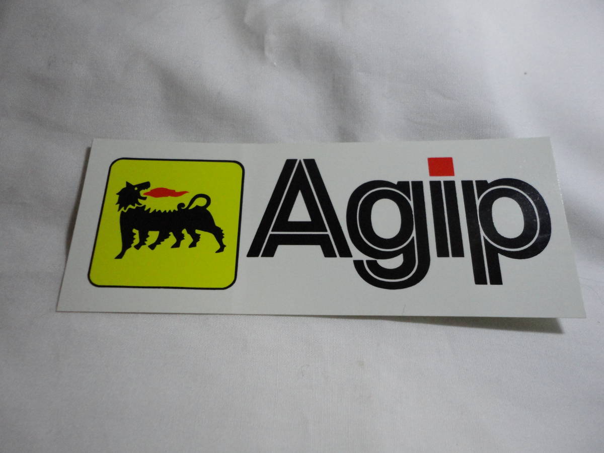 ★ Agip アジップ ステッカー イタリアオイルメーカー_画像1