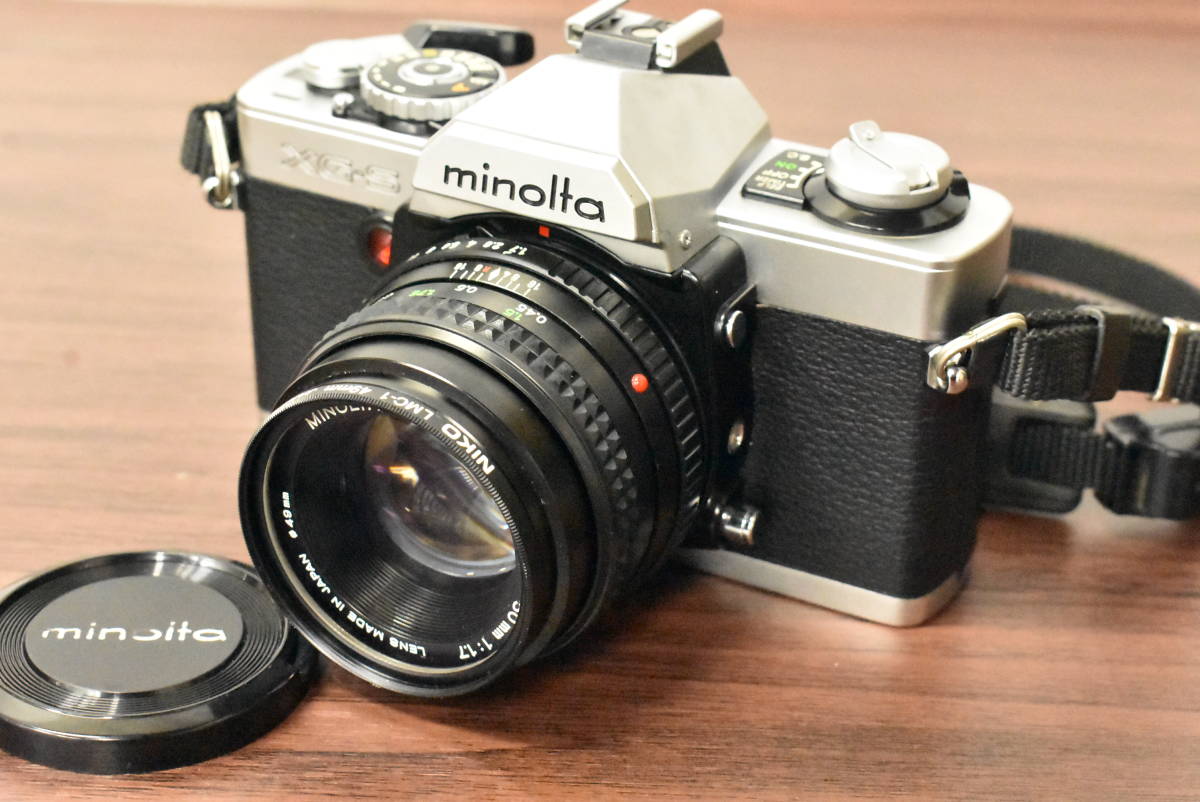 【売り切り品☆】minolta XG-S MD ROKKOR 50mm F1.7 フイルムカメラ ミノルタ_画像1