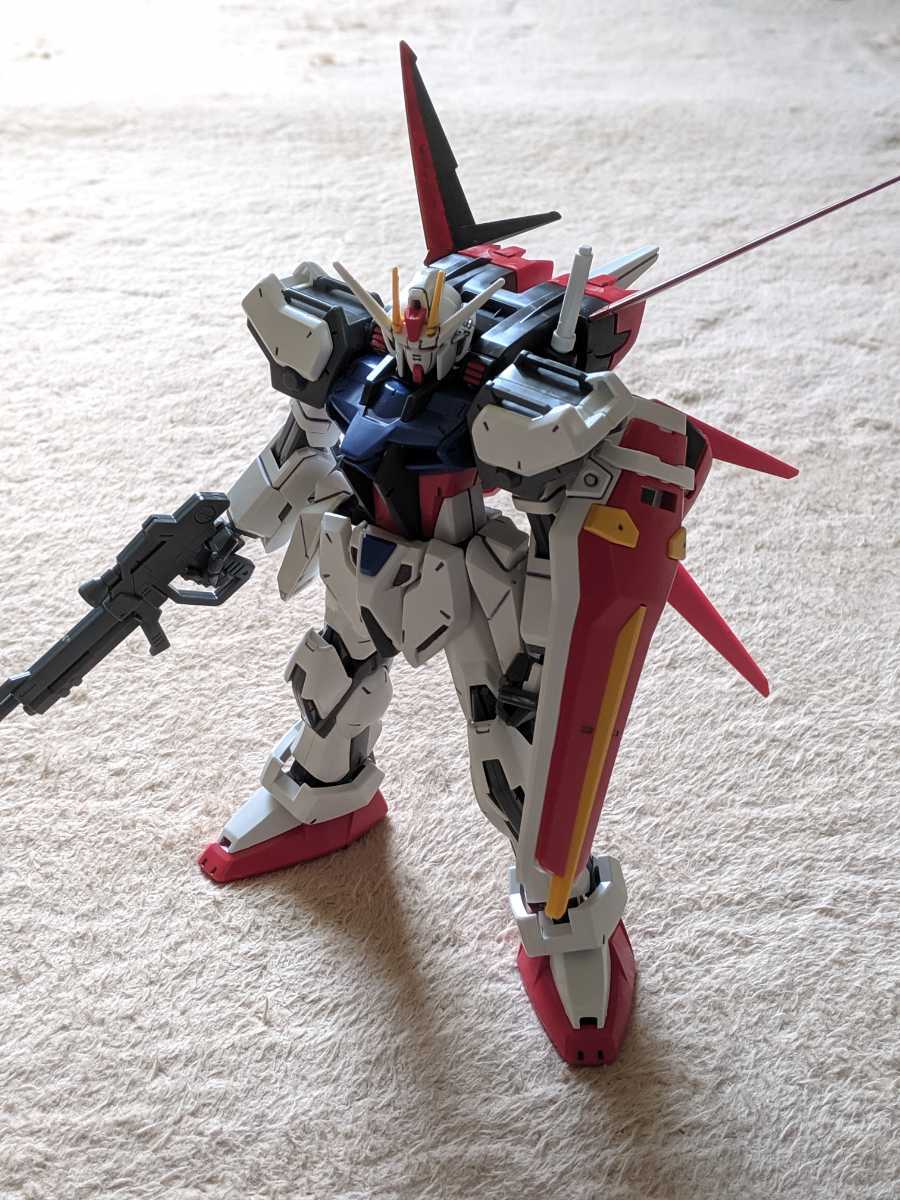 【即決・選べる配送方法】 エールストライクガンダム 機動戦士ガンダムSEED 全高約18cm フィギュア プラモデル_画像1