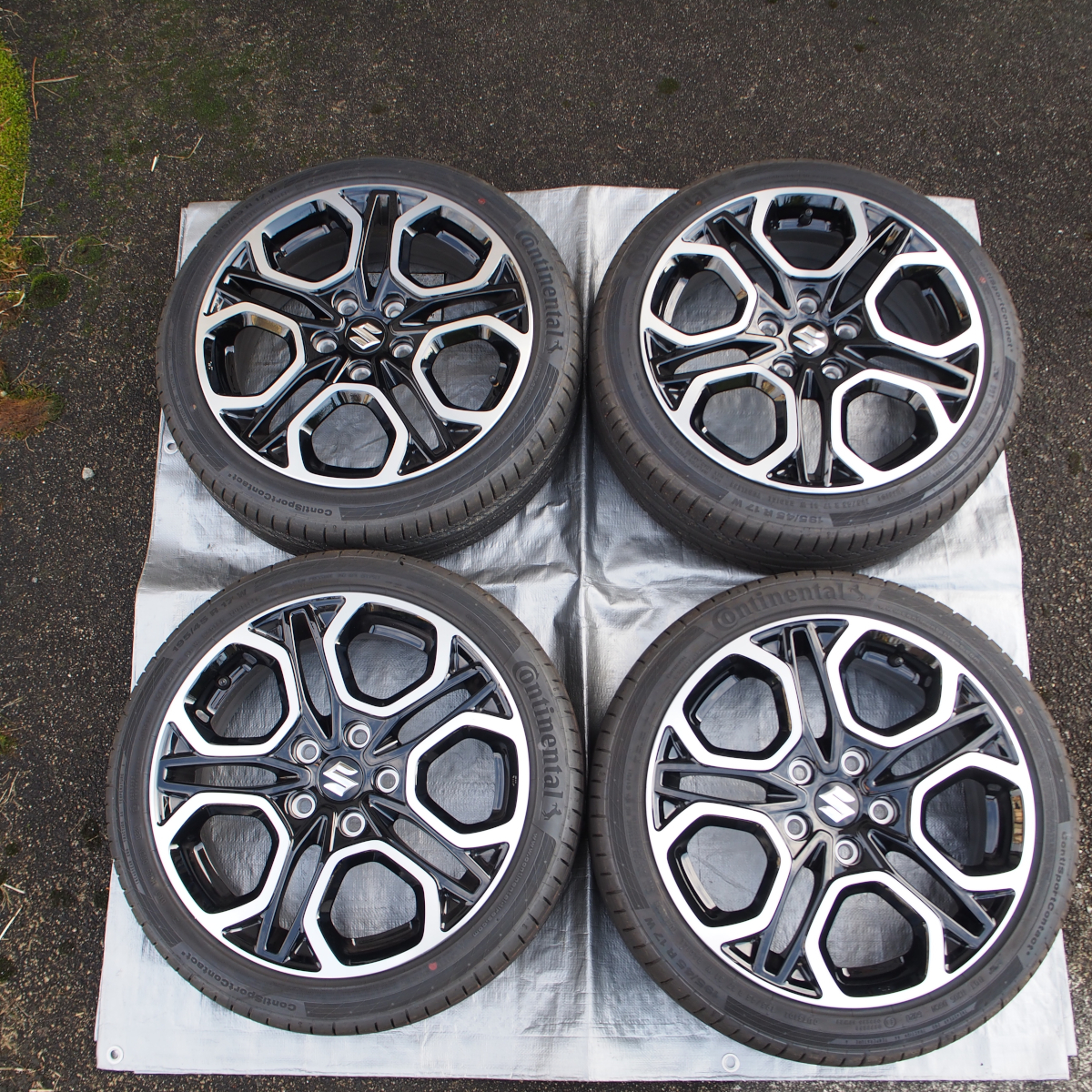 定番 スズキ スイフトスポーツ ZC33Sの純正タイヤ&ホイール 1本のみ
