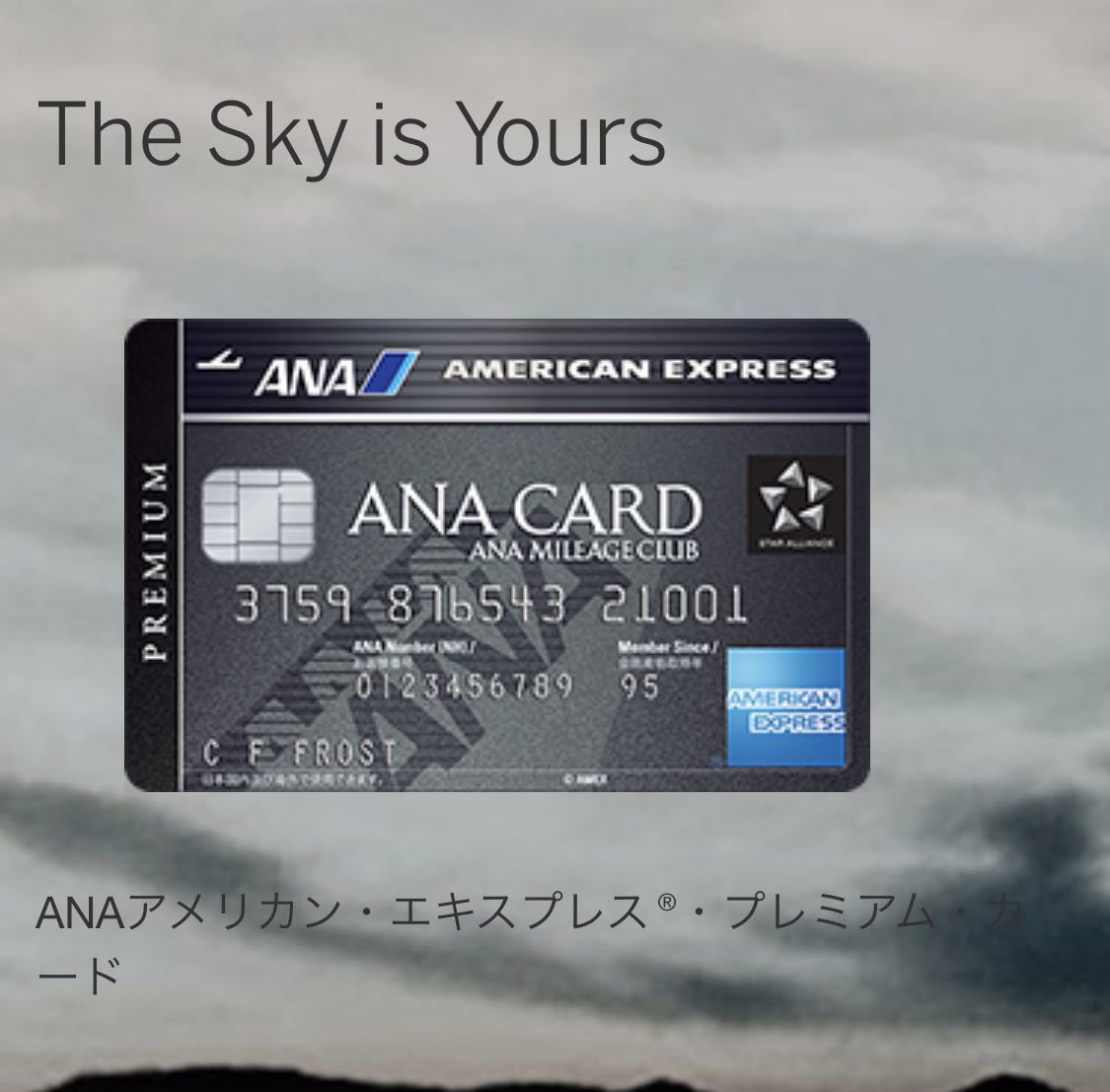 【正規紹介】ANAアメリカンエキスプレスプレミアムカード 特典 87,000マイル AMEX 審査緩 ブラック 外国籍 低収入 主婦 歓迎_画像1