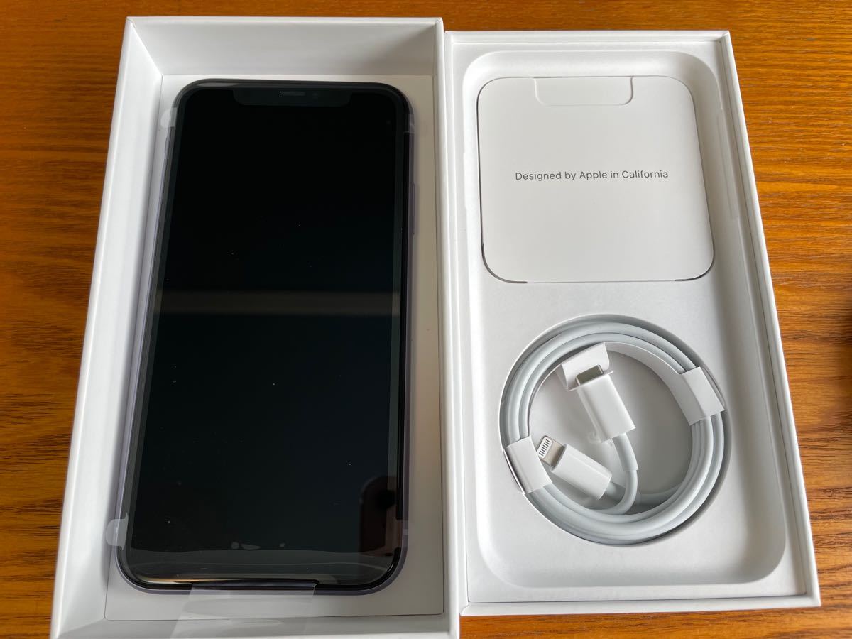 新品未使用 iPhone11本体 64GB パープル SIMロック解除済