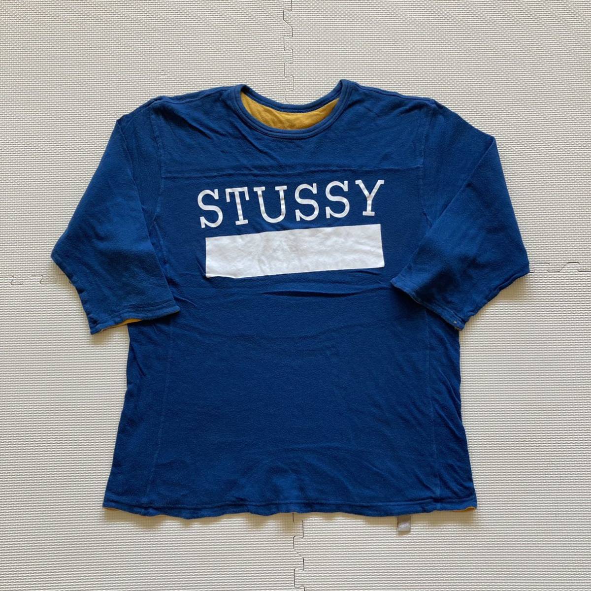 Yahoo!オークション - Stussy ステューシー リバーシブル 5分袖 7分袖 