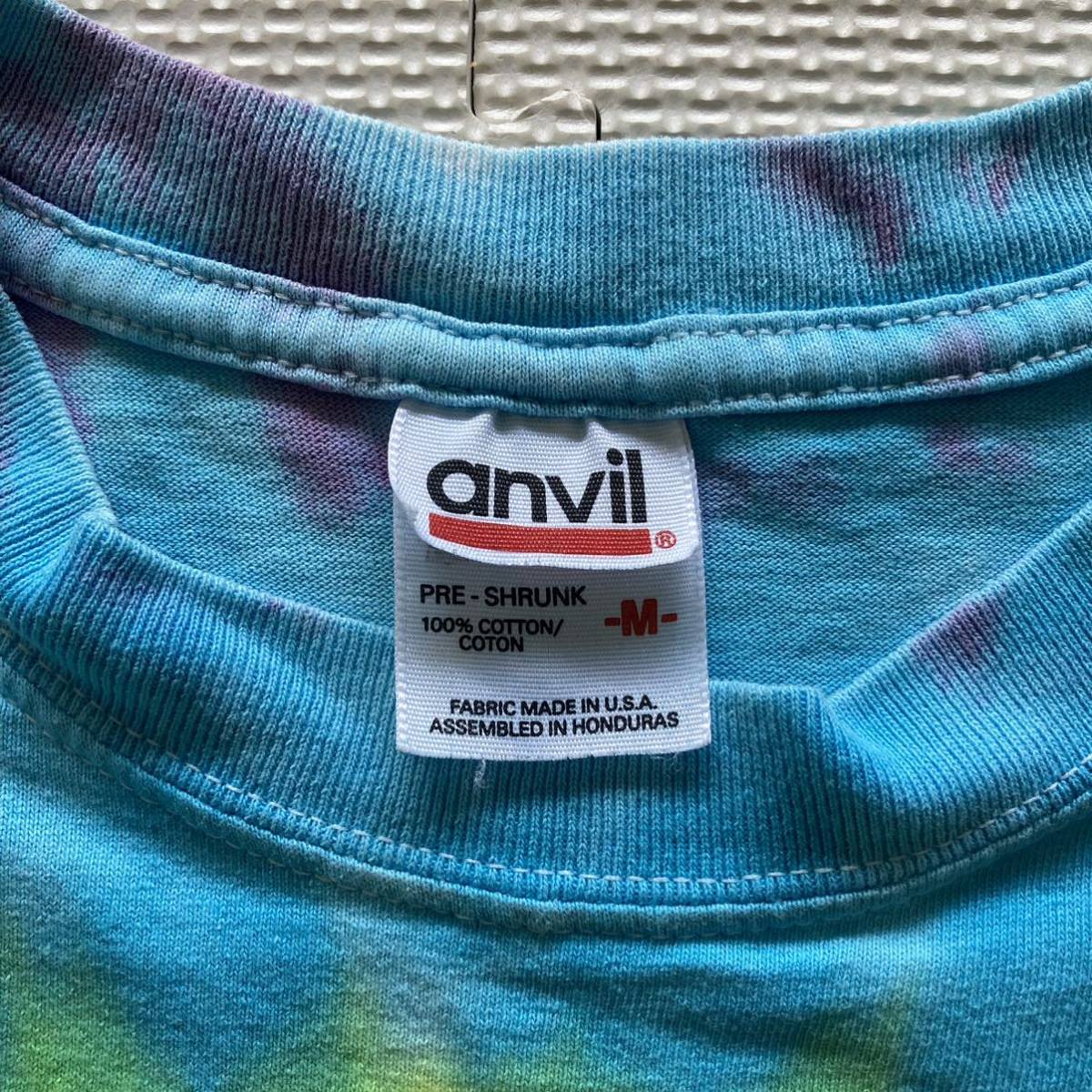 90's USA製 G.D.P. グレートフルデッド 1998年 タイダイ染 半袖Tシャツ anvilボディ M_画像5