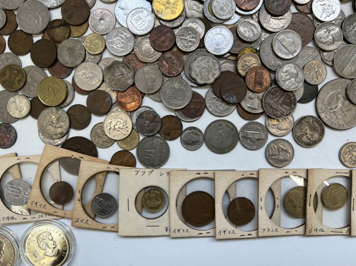海外 外国 硬貨 コイン 約4.5kg 古銭 まとめ 大量 アジア ヨーロッパ 記念硬貨