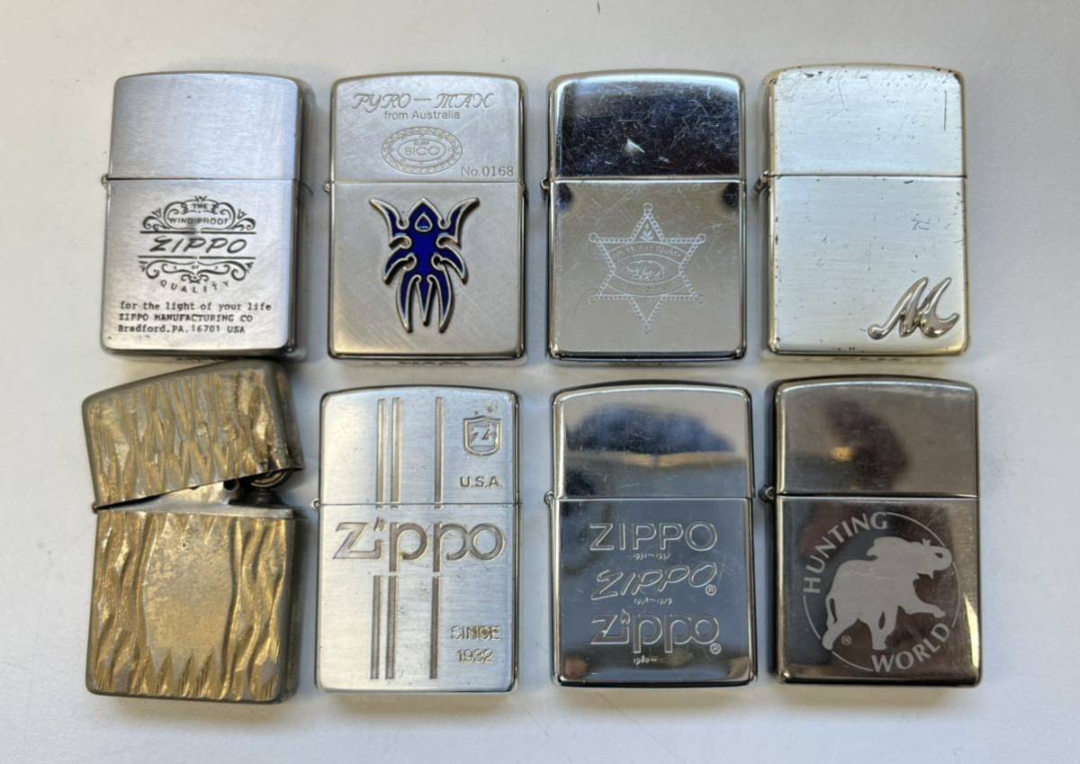 ZIPPO ジッポ ジッポー オイルライター 8点 まとめ ロゴ 歴代 BICO