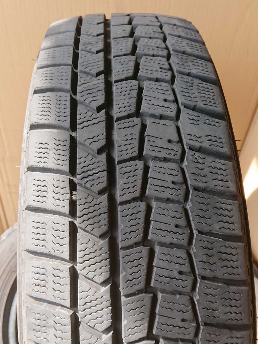 ダンロップ ウインターマックス WM02 175/65R15 84Q WINTER MAXX スタッドレスタイヤ 中古4本(1本オマケ扱い) 175/65/15 175-65-15 DUNLOP _画像8