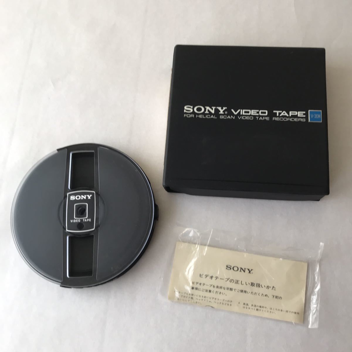 Sony VIDEO TAPE V-30H for HELICAL SCAN VIDEO TAPE RECORDERS ジャンク_画像1