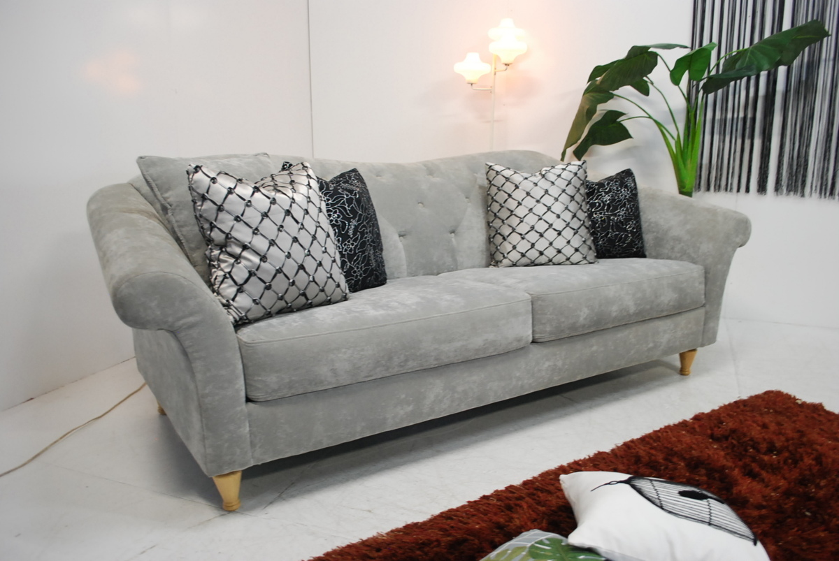  fixed amount free shipping article limit unused scratch equipped luxury modern design 4P size wide sofa gray series 