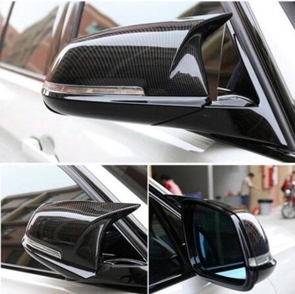 [ immediate payment * free shipping ] door mirror cover left right pair carbon car rear view mirror cap BMW F20 F22 F30 F31 F32 F33 F36 M3/M4 look 