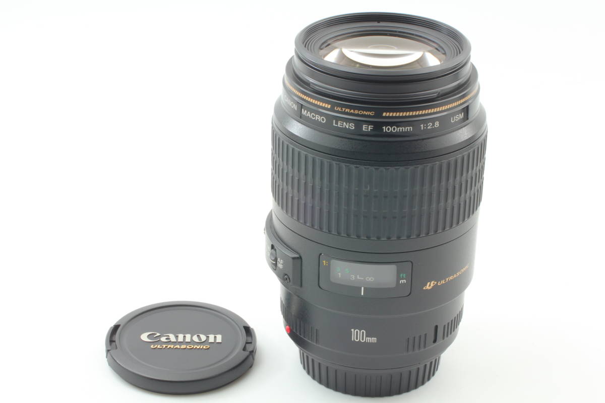 美品】CANON MACRO EF 100mm F2.8 USM Prime AF Telephoto Lens ...