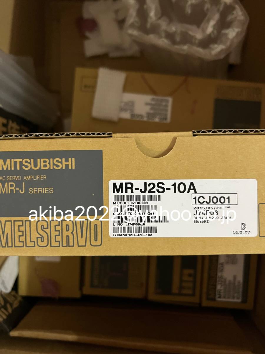 新品☆MITSUBISHI/三菱 MR-J2S-10A サーボアンプ【６ヶ月保証 