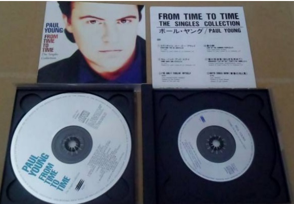 【送料込】【即決】Paul Young / From Time To Time The Singles Collection　ポール・ヤング ベスト　日本盤 ２枚組 帯付　希少！！！