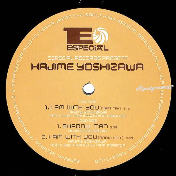 【レコード/邦】HAJIME YOSHIZAWA (吉澤はじめ) /I AM WITH YOU_画像3