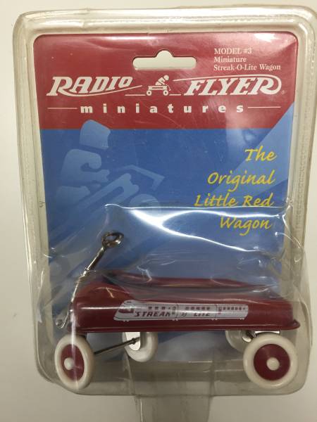  rare out of print new goods * radio Flyer miniature Streak-O-Lite wagon #3